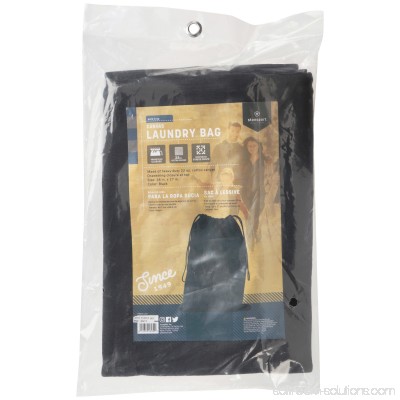 STANSPORT CANVAS LAUNDRY BAG - BLACK - 18 IN X 27 IN 553244465